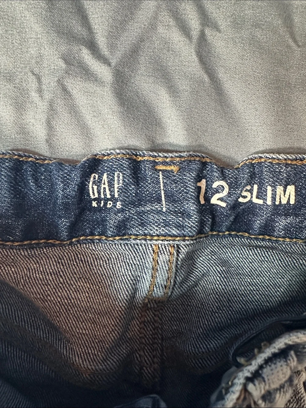 GAP Girls Skinny Jeans in Washed Blue Denim Sz 12 SLIM